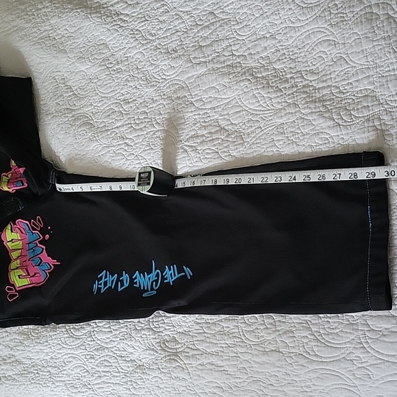 Bershka Men's Black Graffiti Jeans- Size 32 - Picture 10 of 12